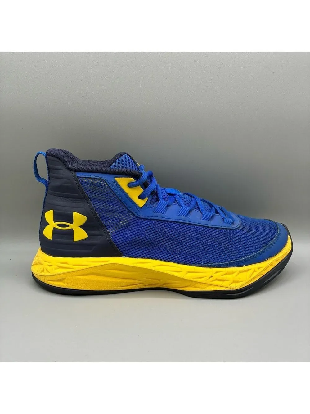 Under Armour Jet 2018 Mid Sneakers Youth 5.5 GS Team Royal Blue 3020948-402